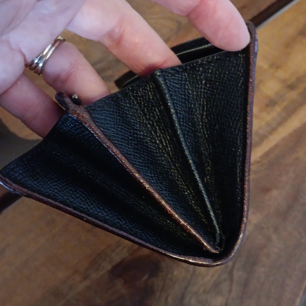 Coach Black Bear Fuzz Slim Envelope Wallet - Picture 11 of 14